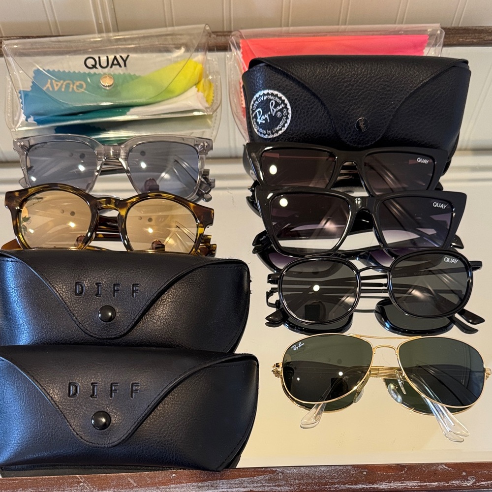 Quay, Ray-Ban, Le Specs, DiffSunglasses Collection
